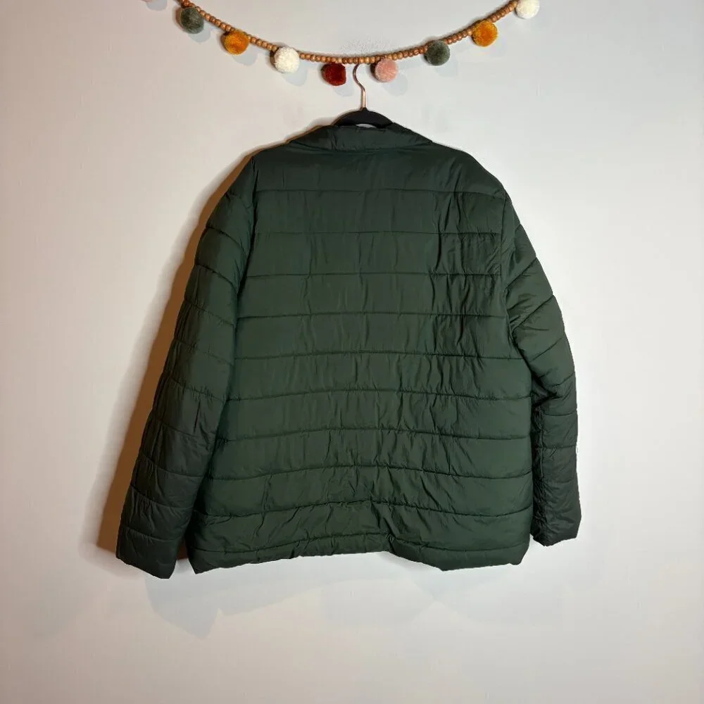 Gap teal Lightweight Down Puffer coat jacket